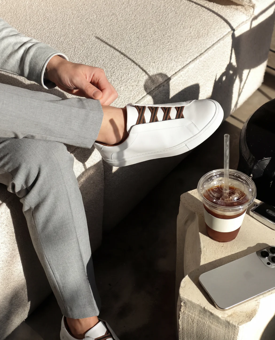 Arveilo Leather Sneakers - Image 4