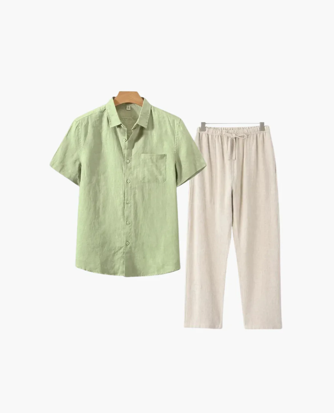 Arveilo Short Sleeve Linen Set - Image 9