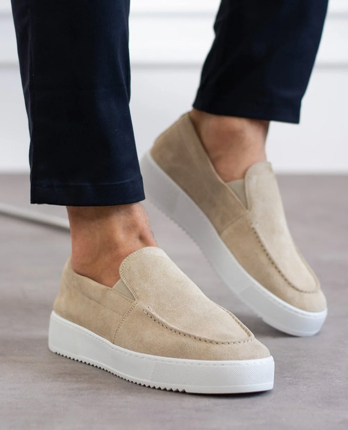 Benidom Suede Slip Ons - Image 4