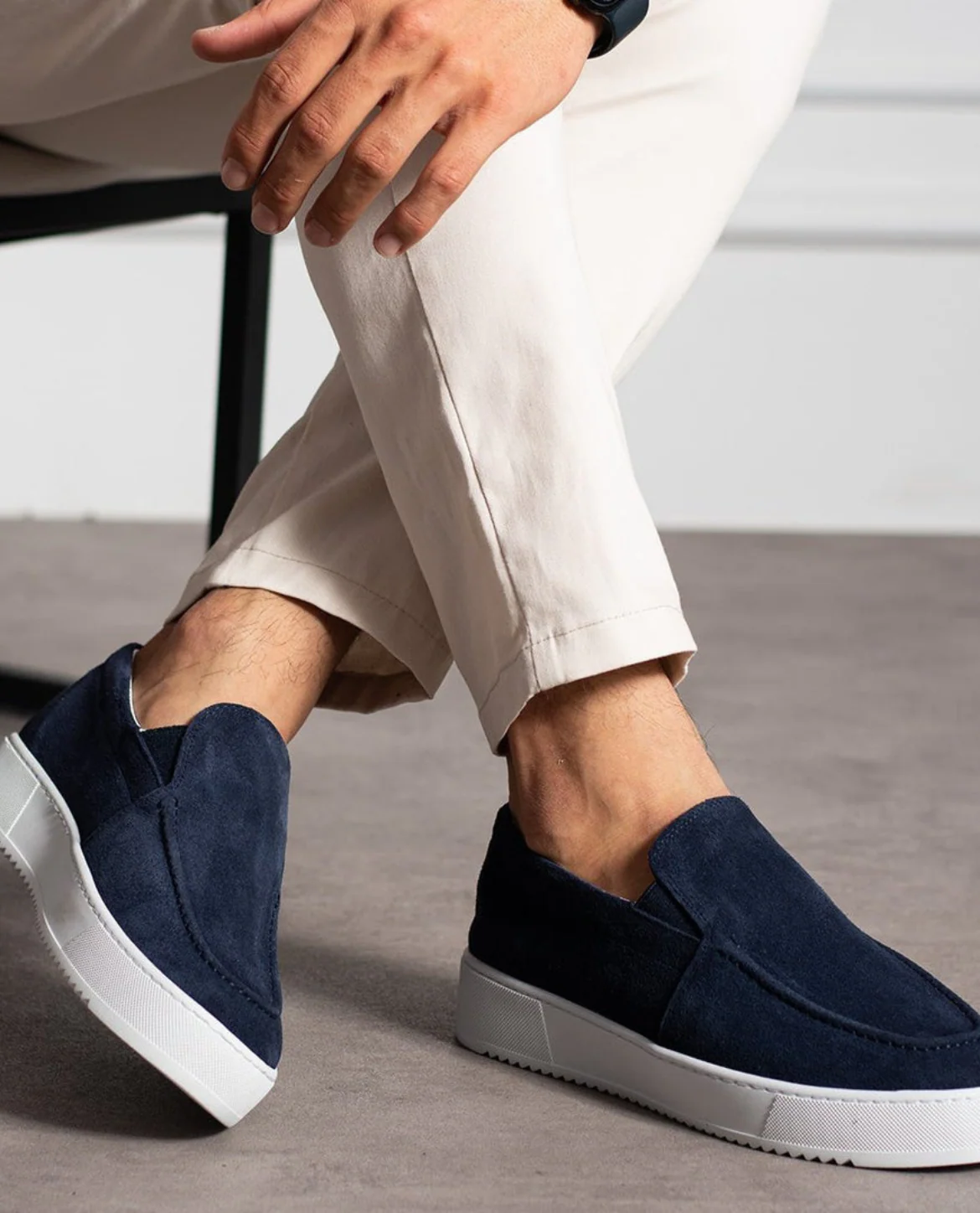Benidom Suede Slip Ons - Image 5