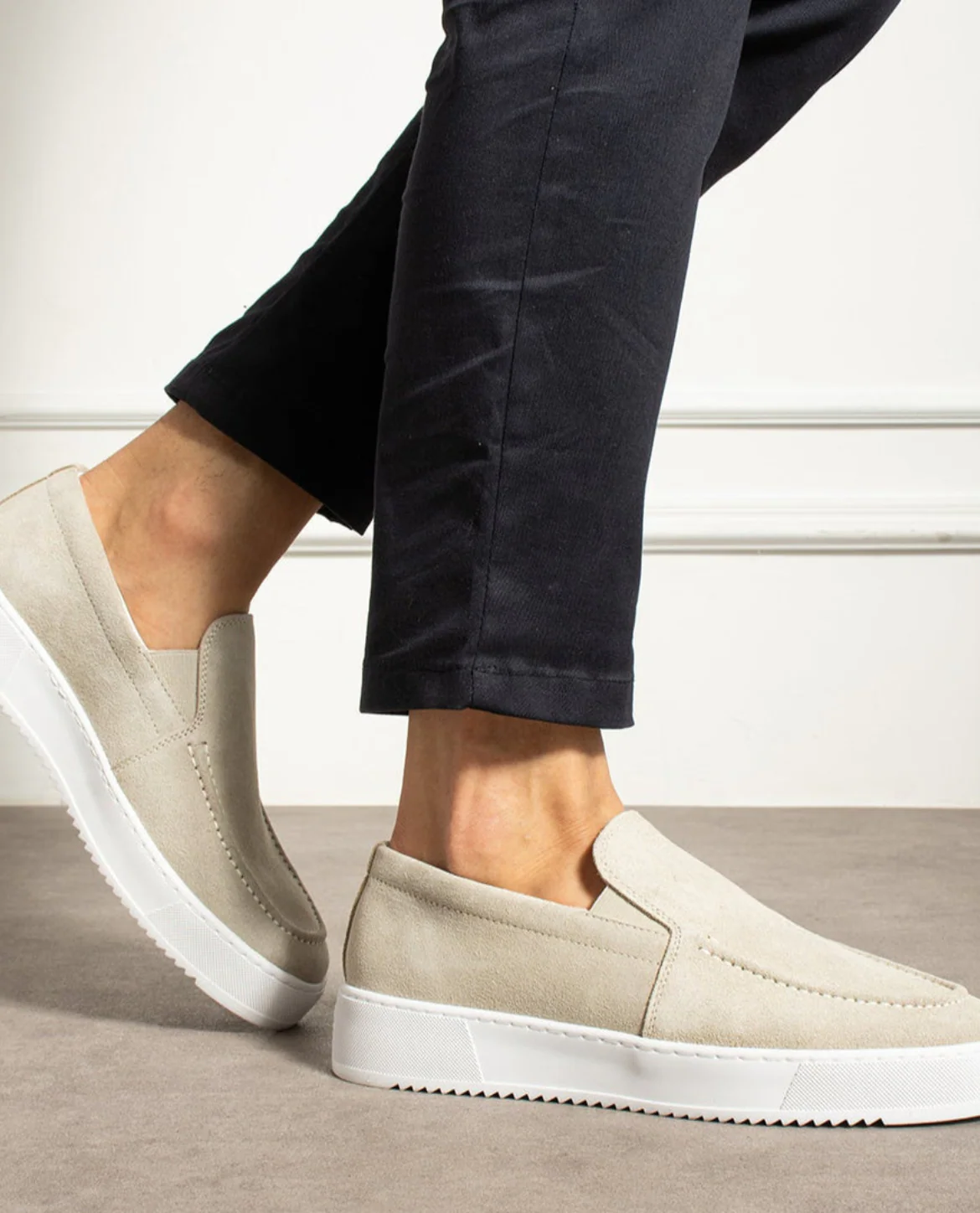 Benidom Suede Slip Ons - Image 8