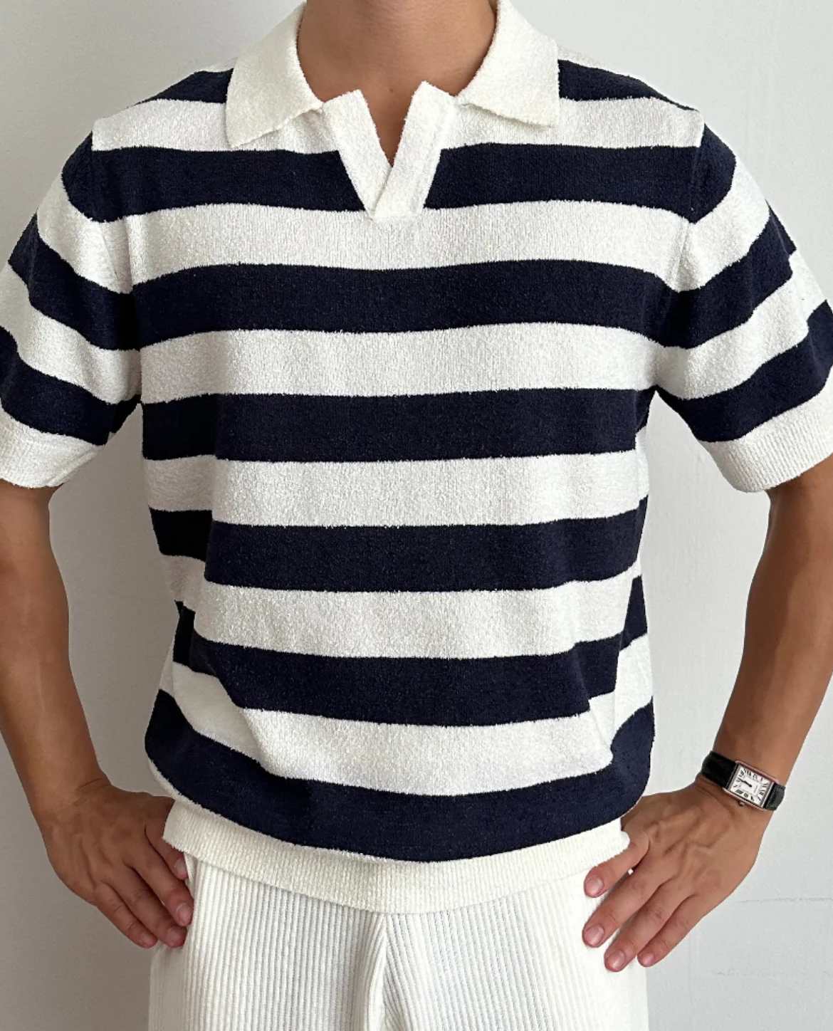 Biarritz Striped Polo Shirt - Image 2