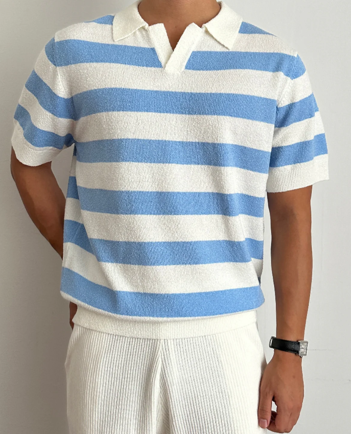 Biarritz Striped Polo Shirt - Image 3