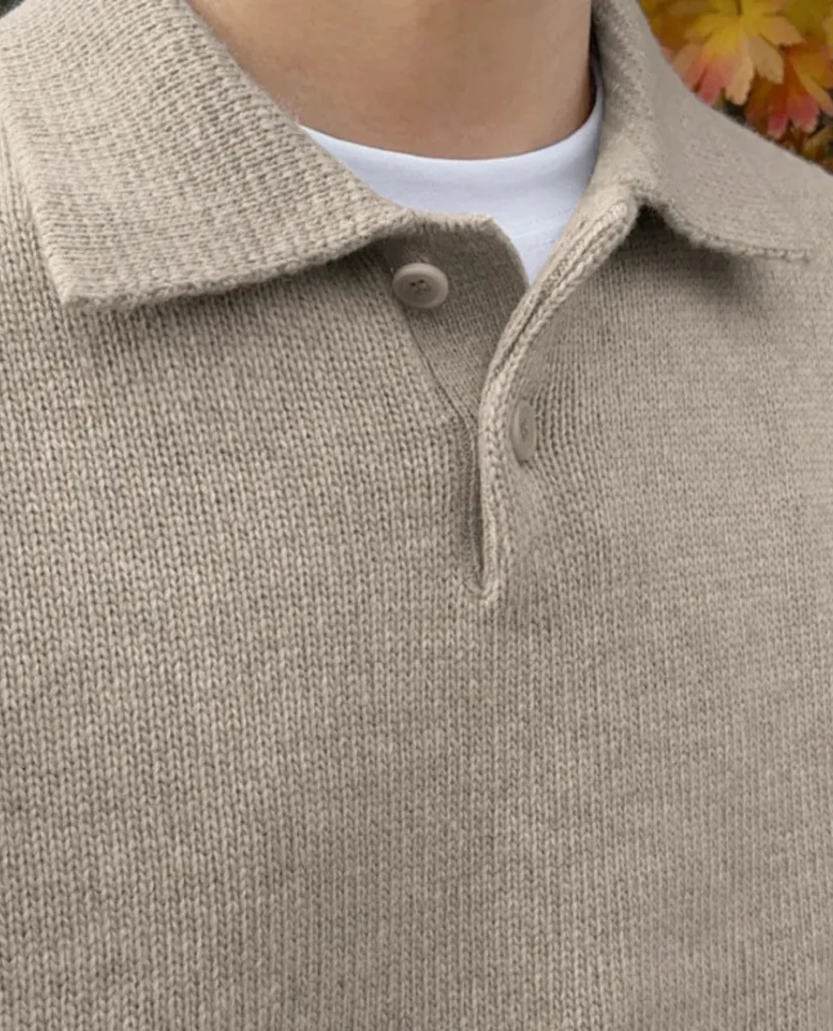 The Arveilo Button Polo Sweater - Image 4