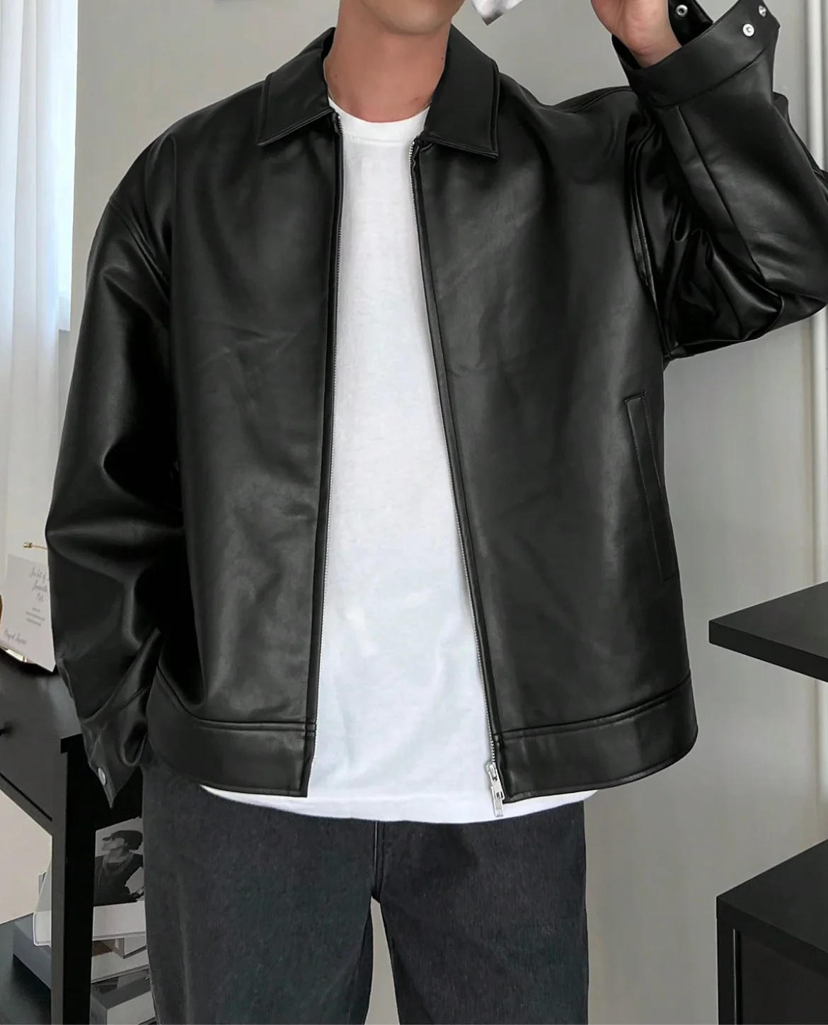 Evandro Leather Jacket - Image 6