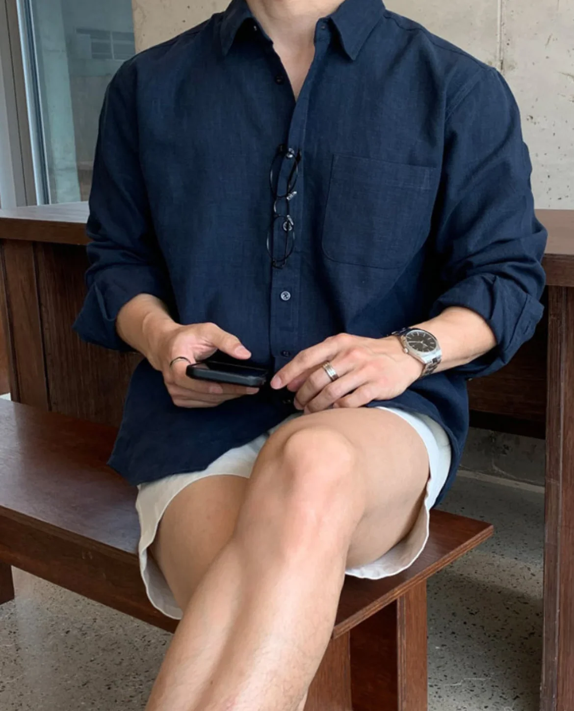 Forio Pocket Linen Shirt - Image 3