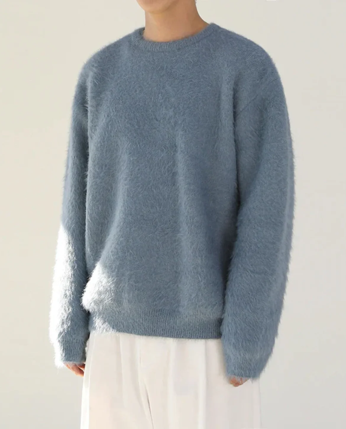 Mohair Crew Neck Sweater - Image 3