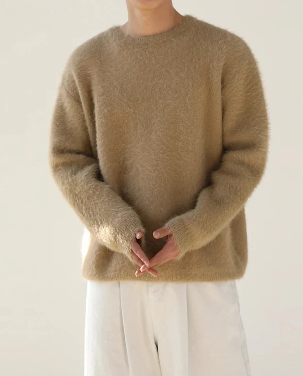 Mohair Crew Neck Sweater - Image 4