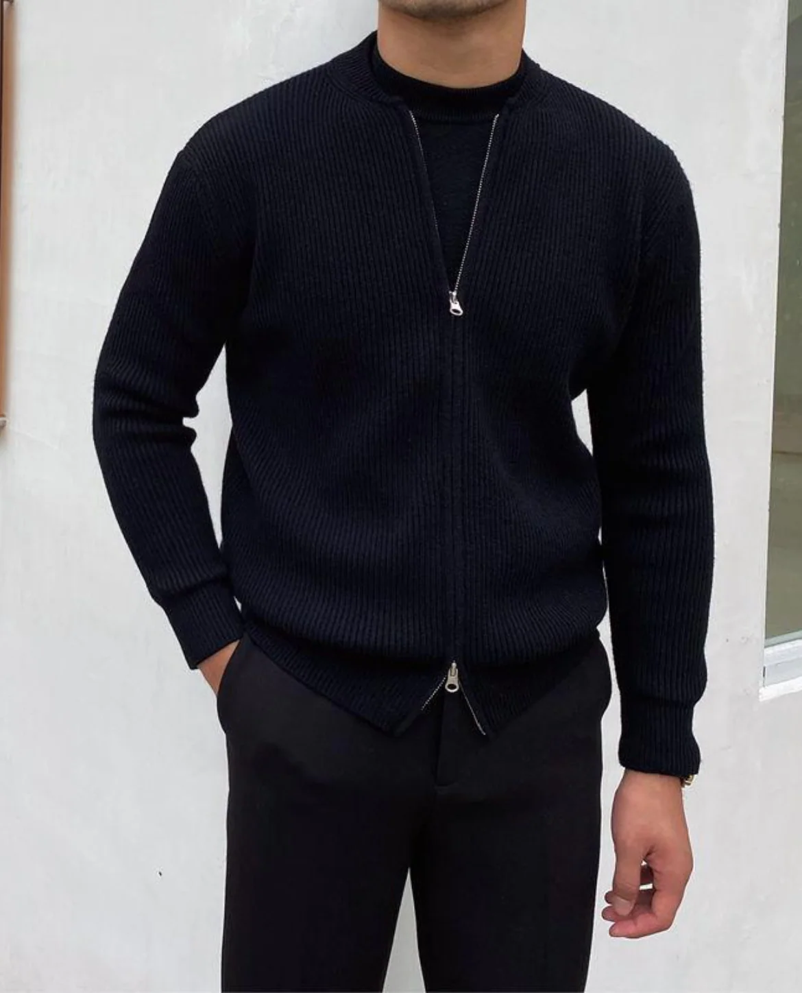Lazio Ribbed Zip Cardigan - Image 6
