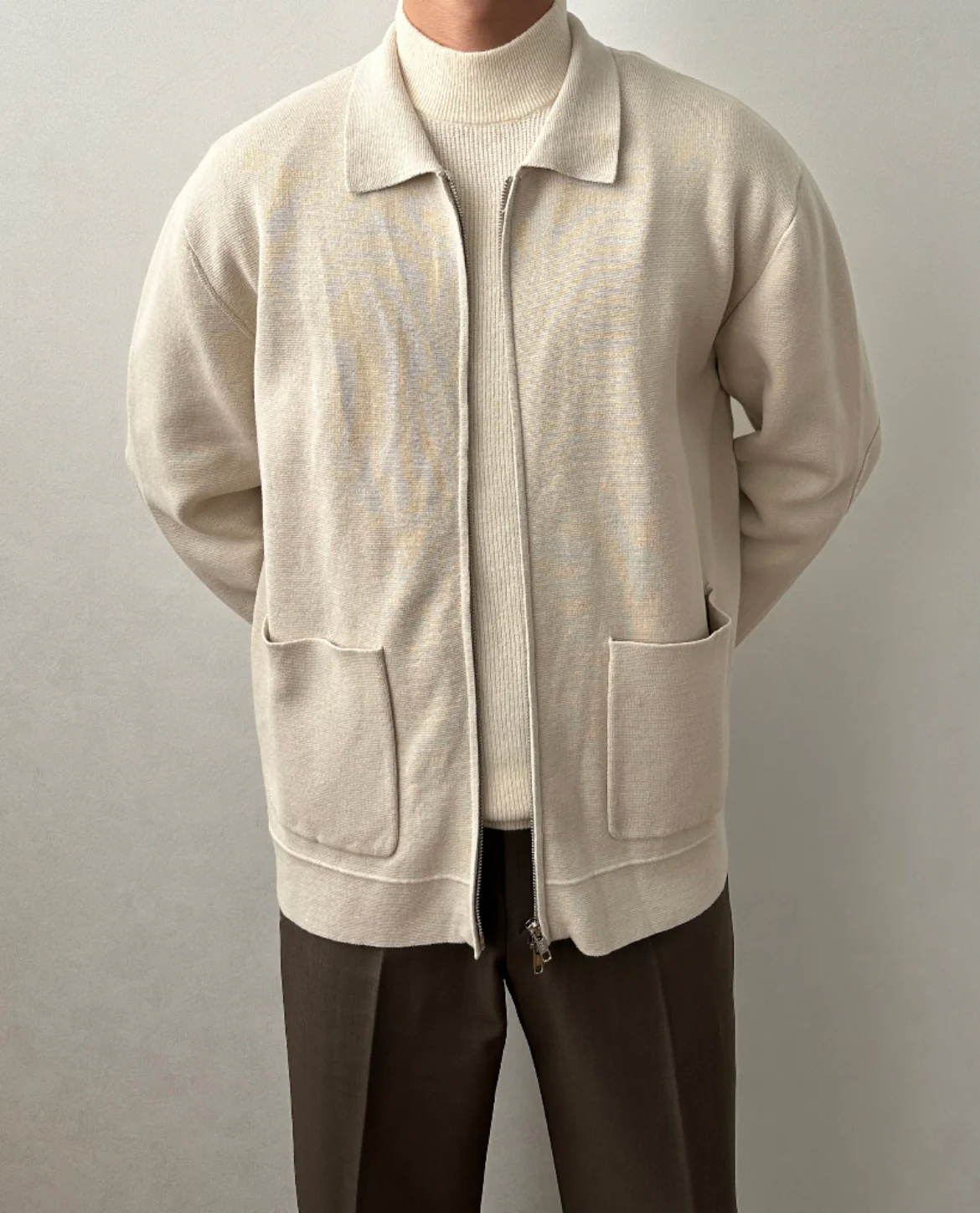 Lille Knit Zip Cardigan - Image 7