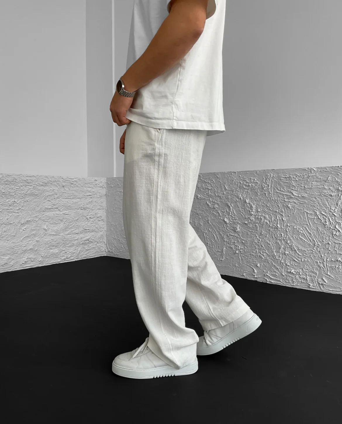 Mentera Linen Trousers - Image 4