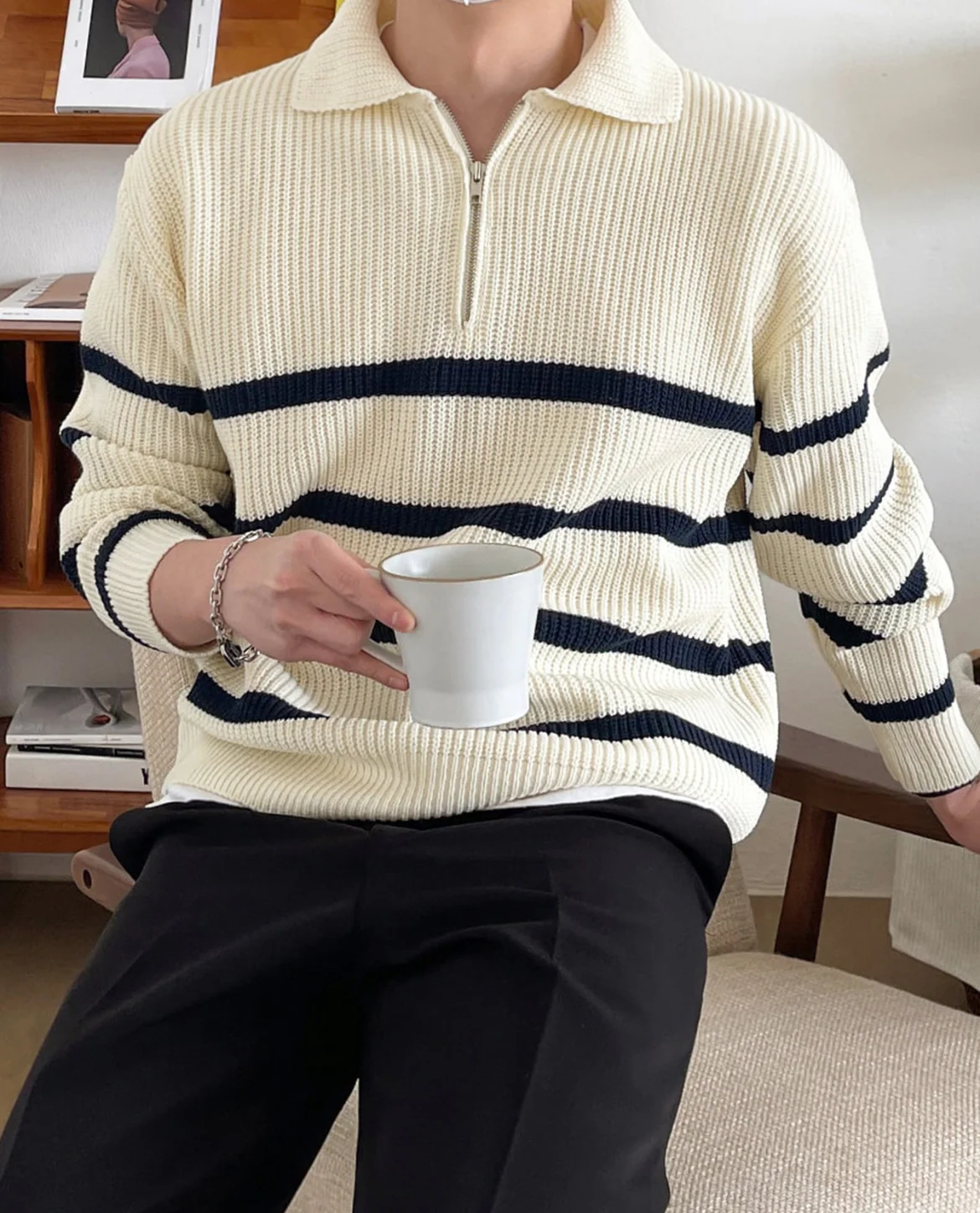 Modena Quarter Zip Sweater - Image 2