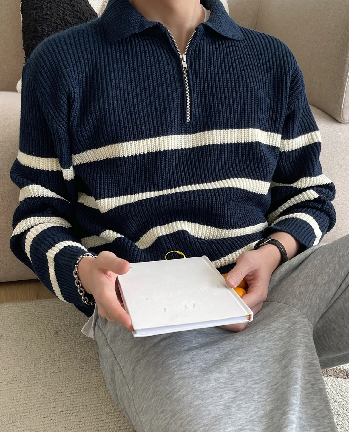 Modena Quarter Zip Sweater - Image 6