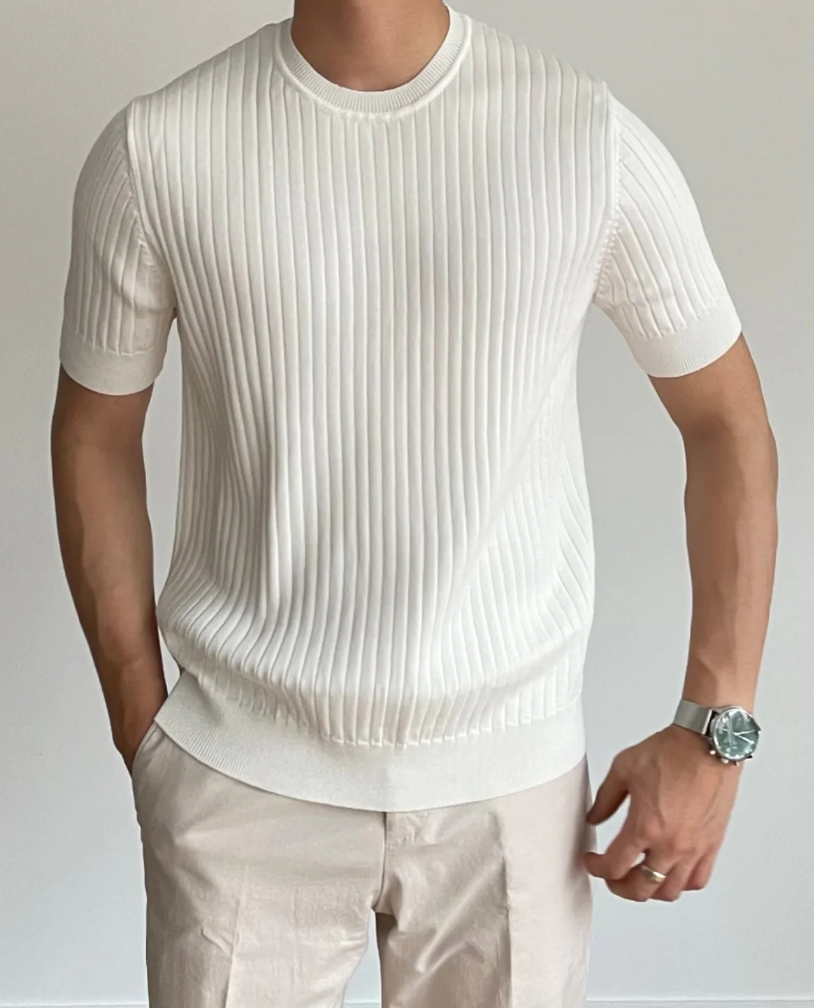Molnar Ribbed T-Shirt - Image 4