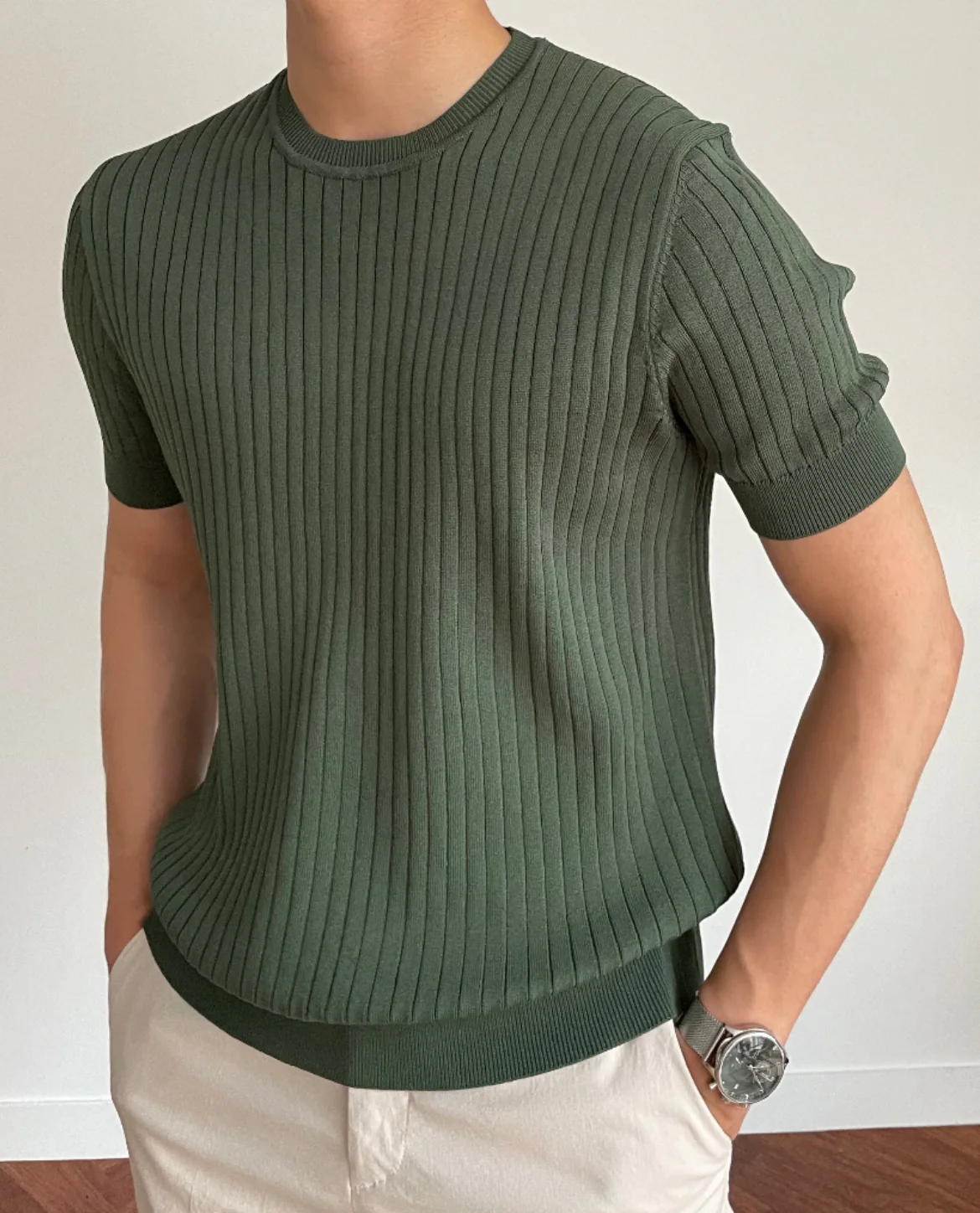 Molnar Ribbed T-Shirt - Image 7