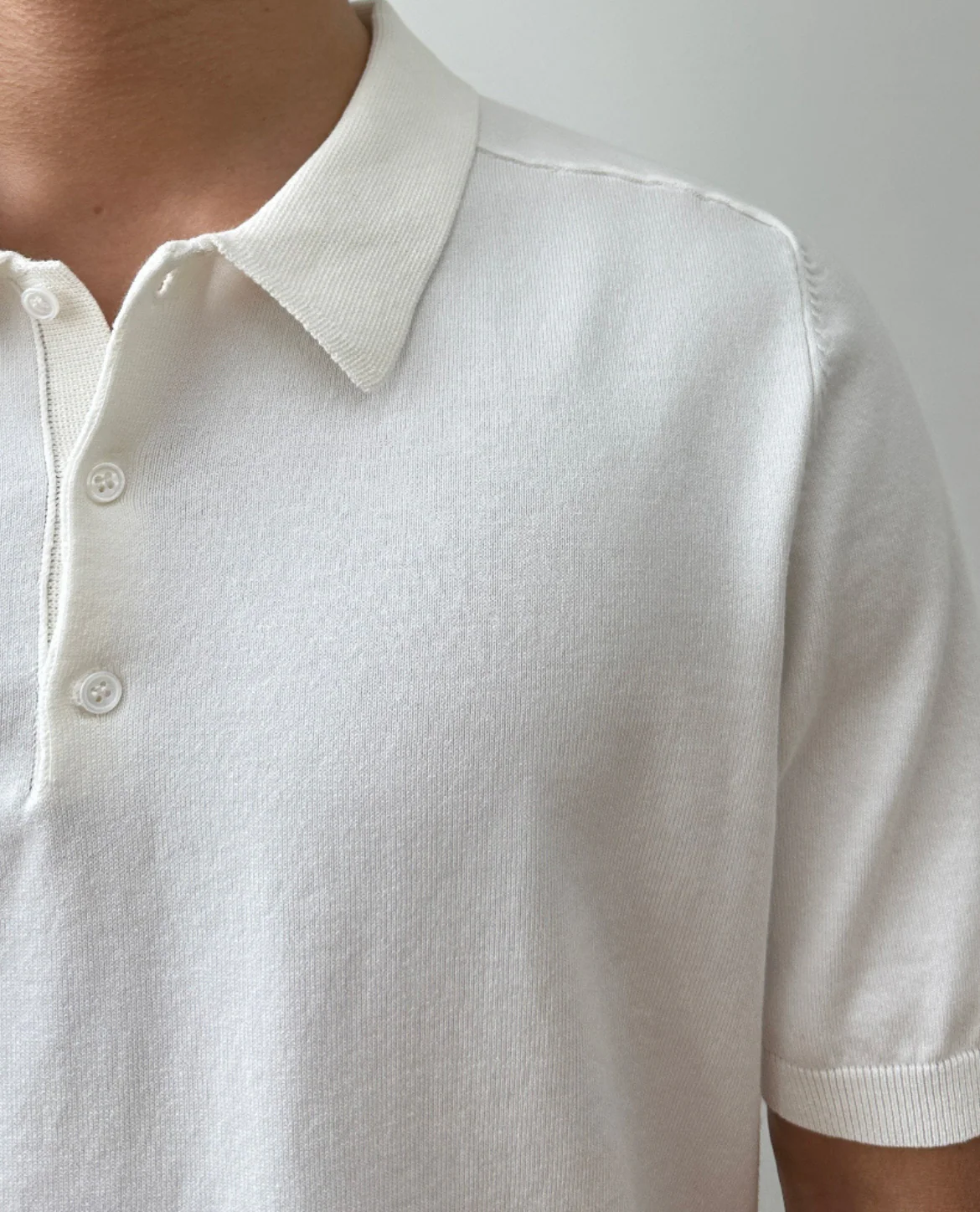 Murano Knitted Polo Shirt - Image 5