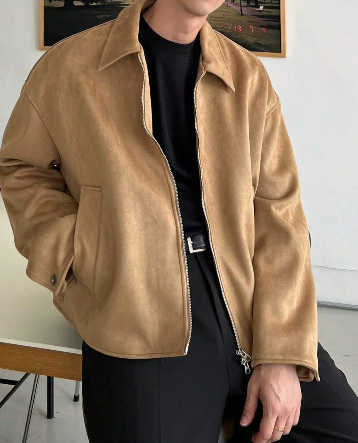 Novara Suede Jacket - Image 9