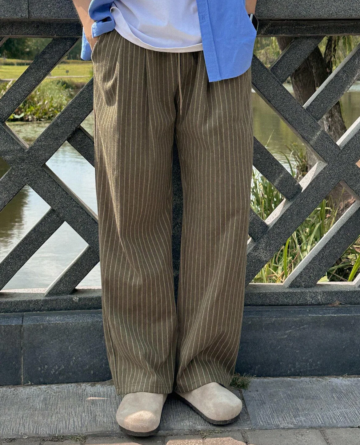 Polvese Stripe Trousers - Image 3