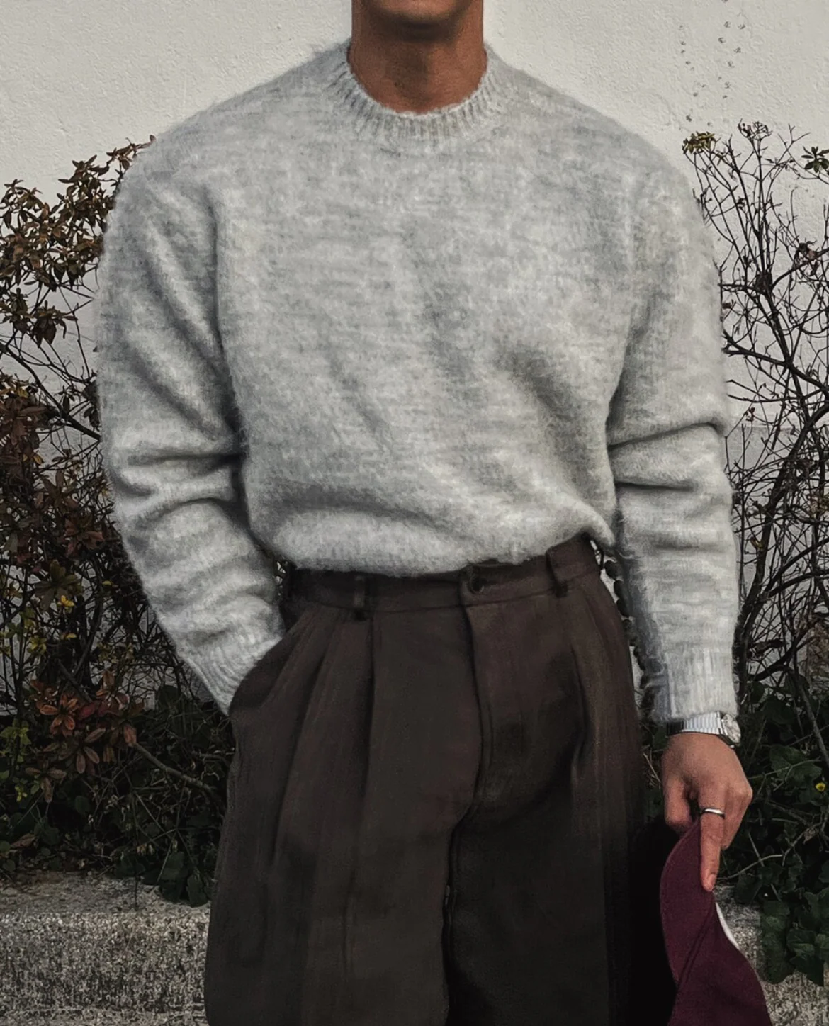 Prato Mohair Knit Sweater - Image 3