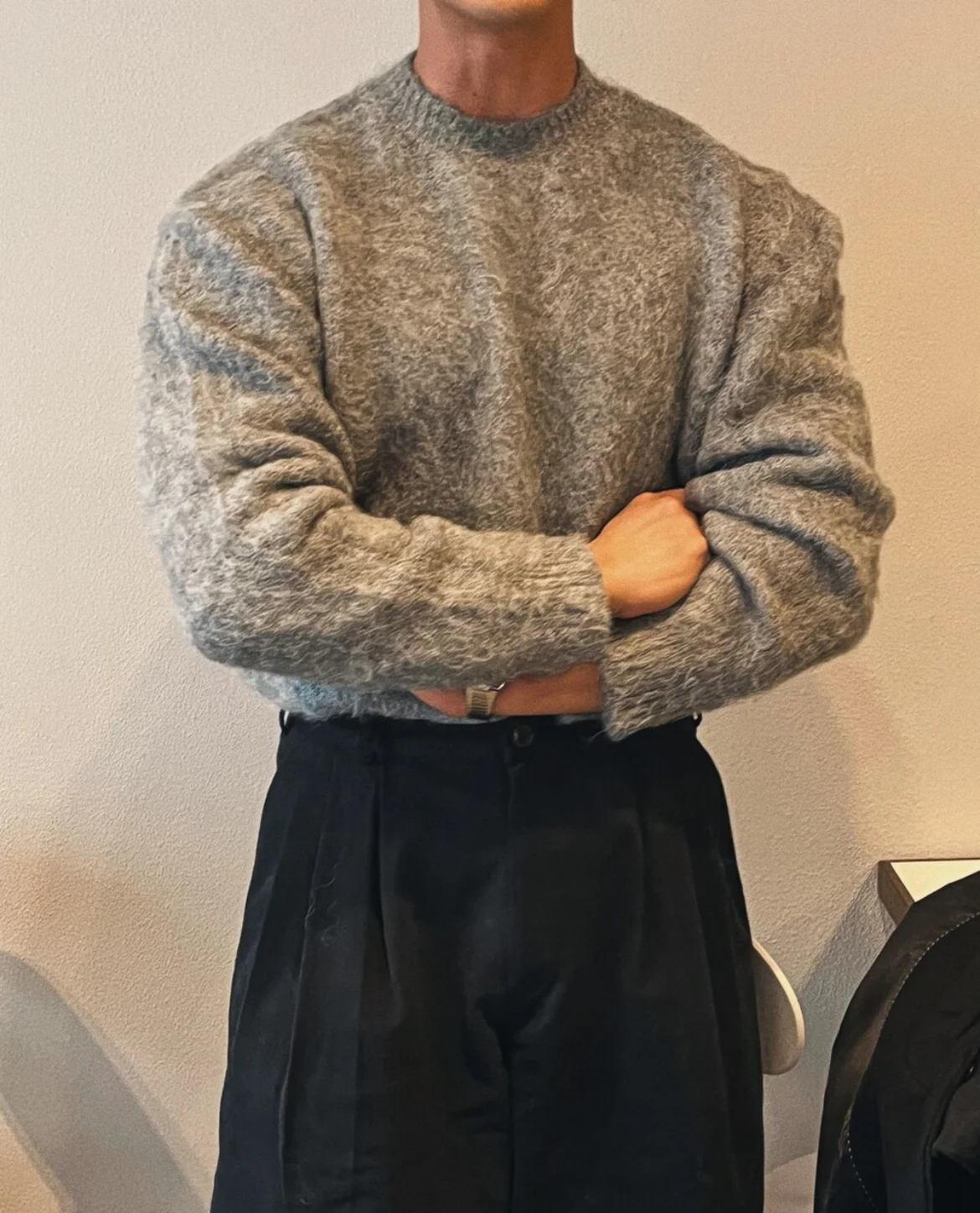 Prato Mohair Knit Sweater - Image 4