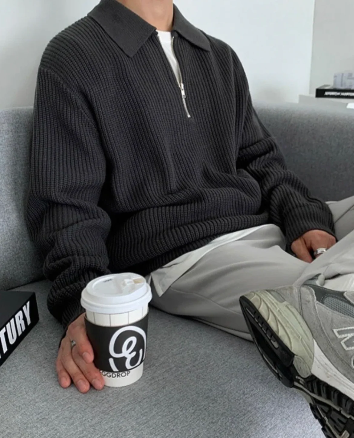 The Velino Polo Quarter Zip - Image 4