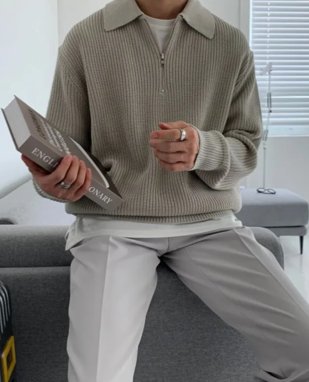 The Velino Polo Quarter Zip - Image 5