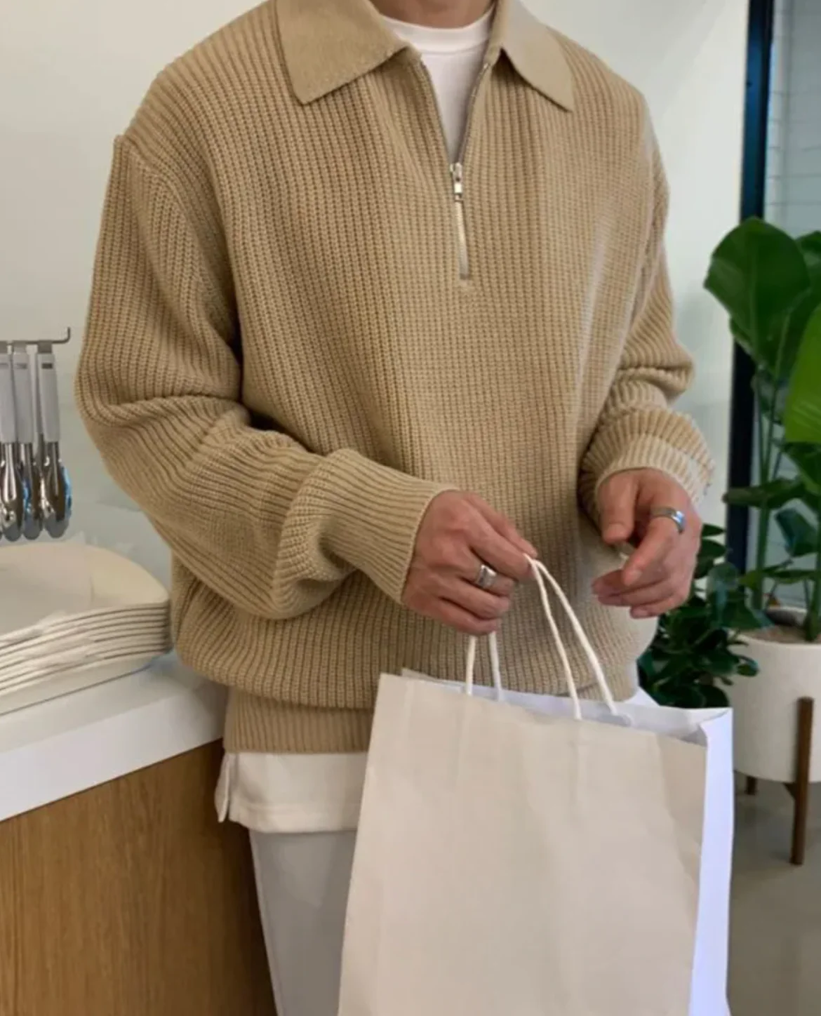 The Velino Polo Quarter Zip - Image 6