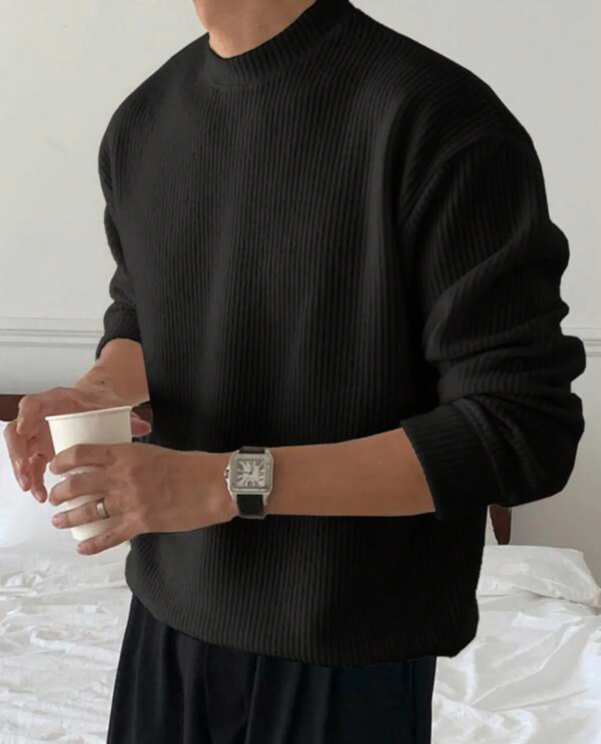 Renier Ribbed Knit Sweater - Image 4