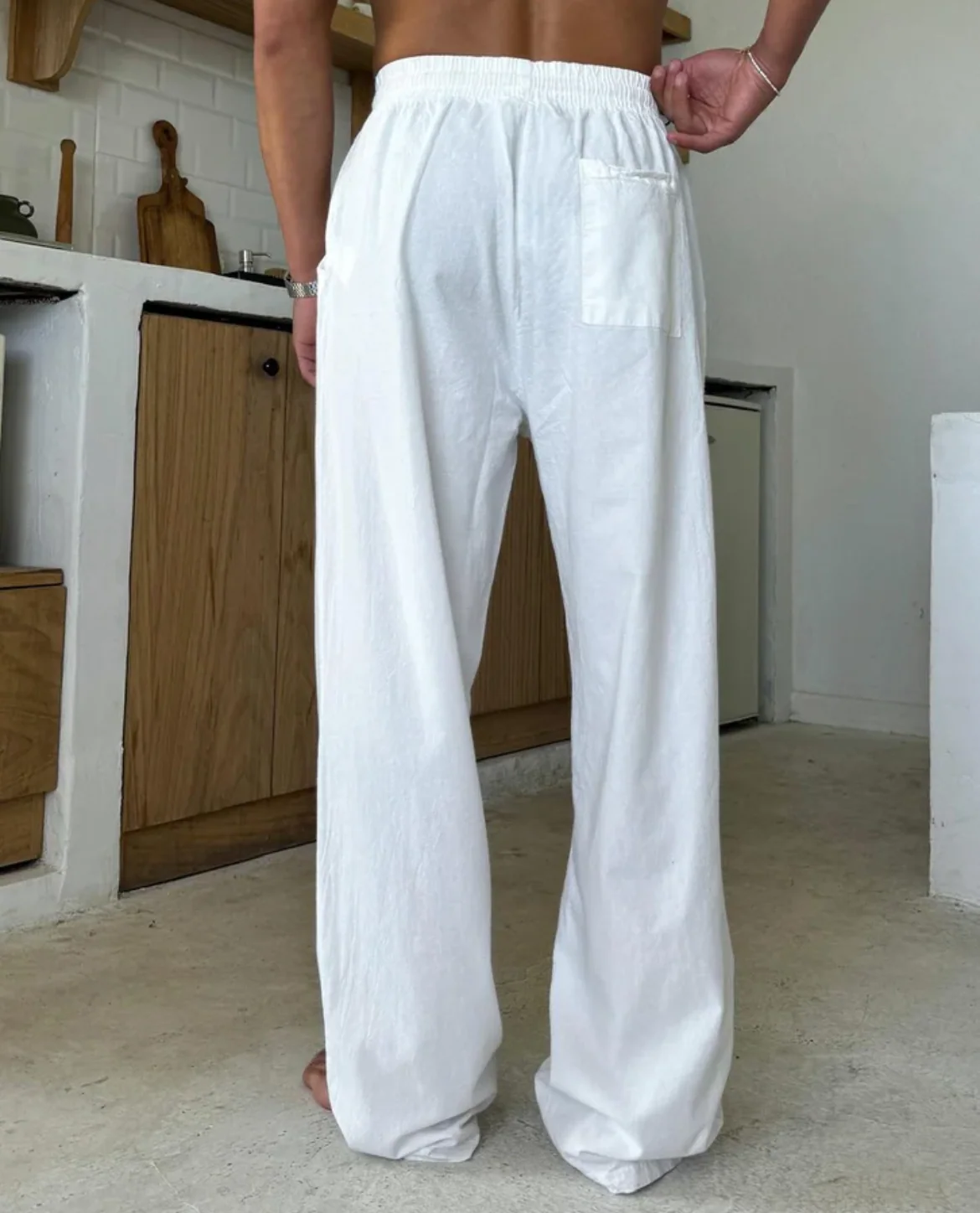 Sicily Linen Trousers - Image 2