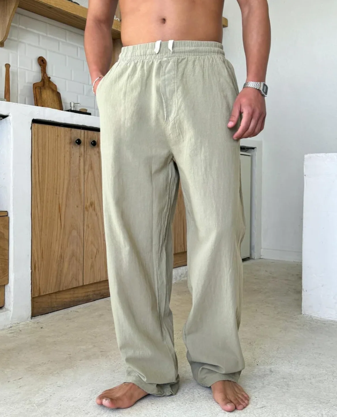 Sicily Linen Trousers - Image 5