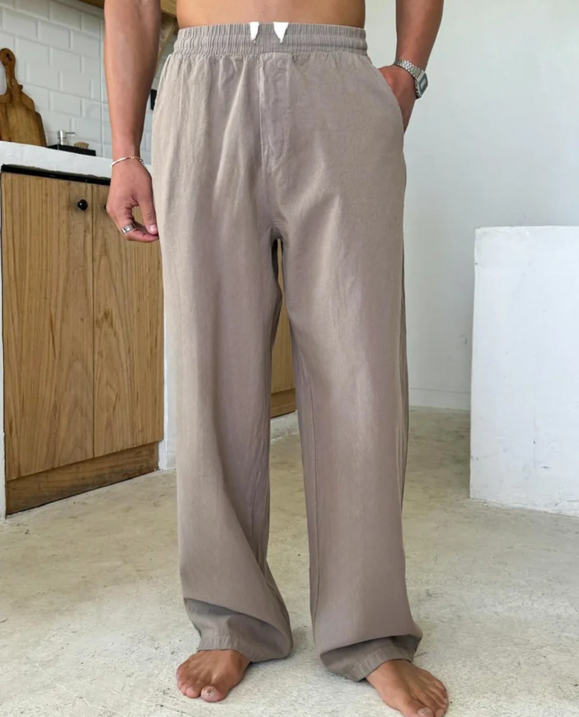 Sicily Linen Trousers - Image 9