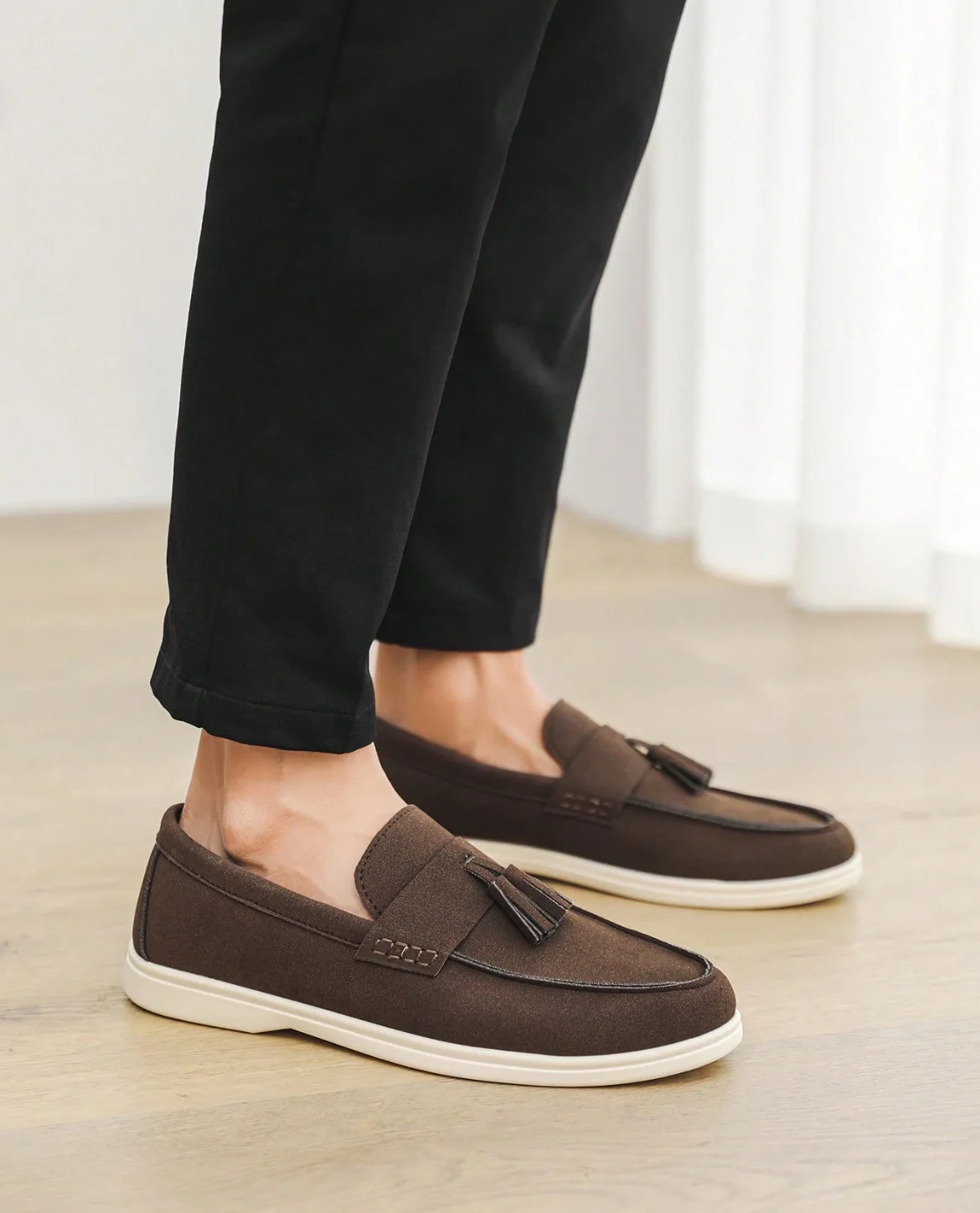 Sorrento Suede Tassel Loafers - Image 6