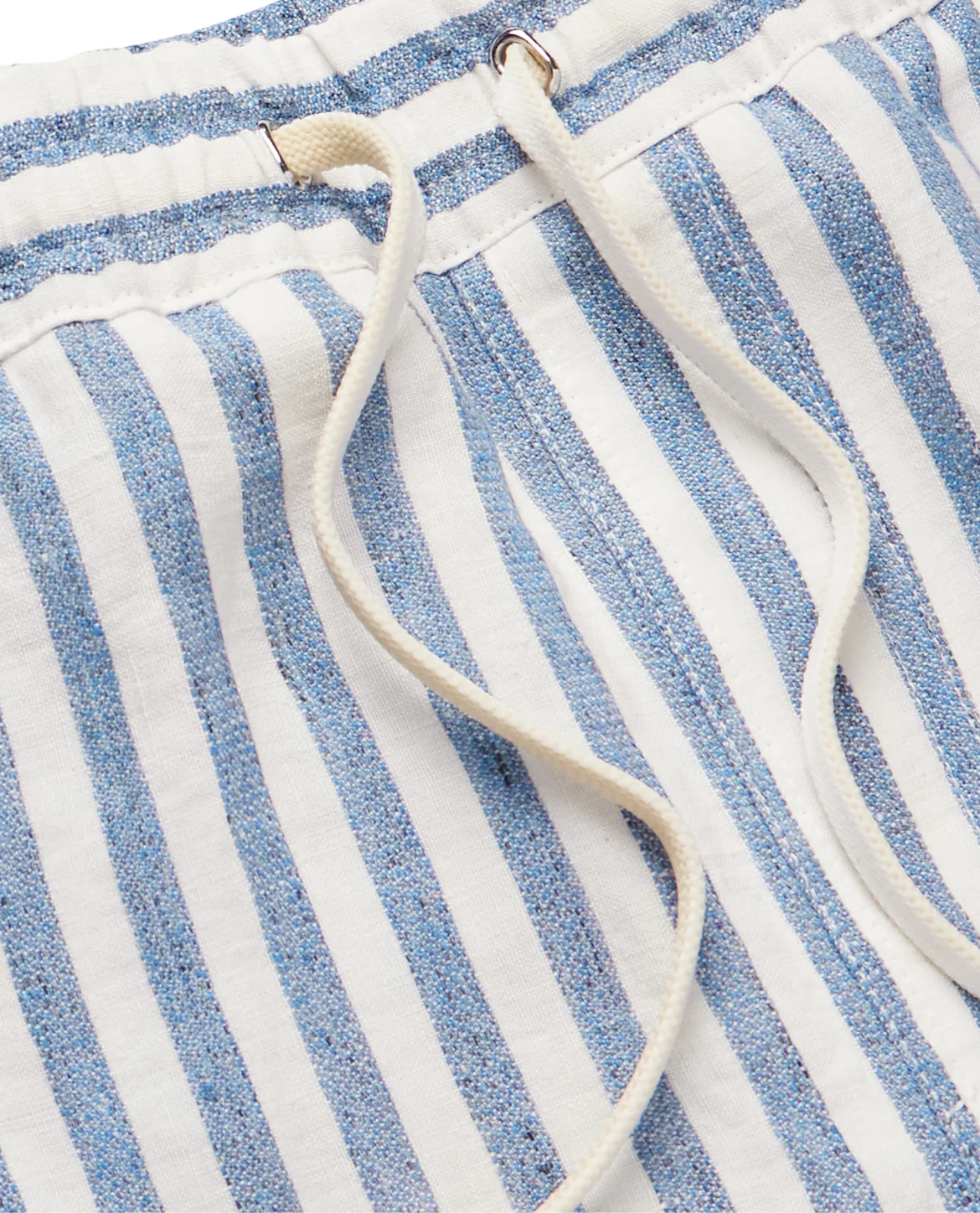 St. Tropez Striped Linen Shorts - Image 5