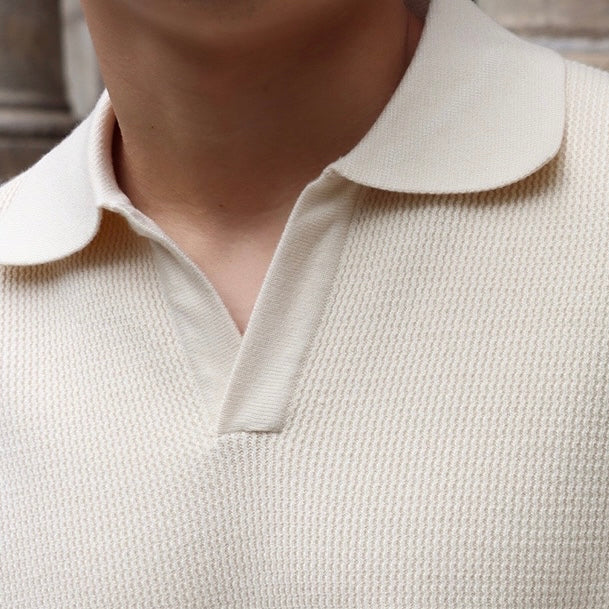 Vannes V-Neck Polo Sweater - Image 4