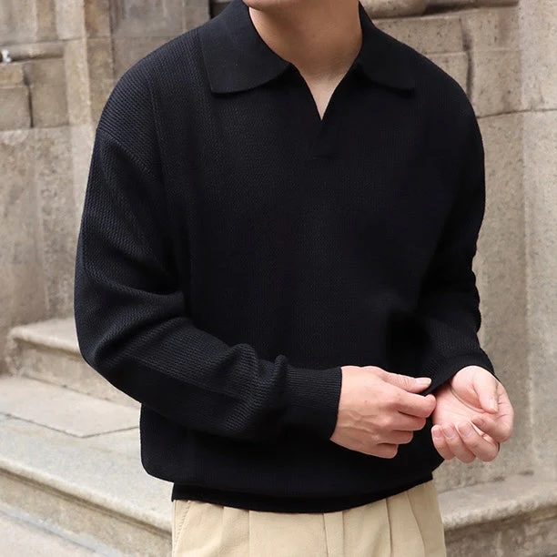 Vannes V-Neck Polo Sweater - Image 6