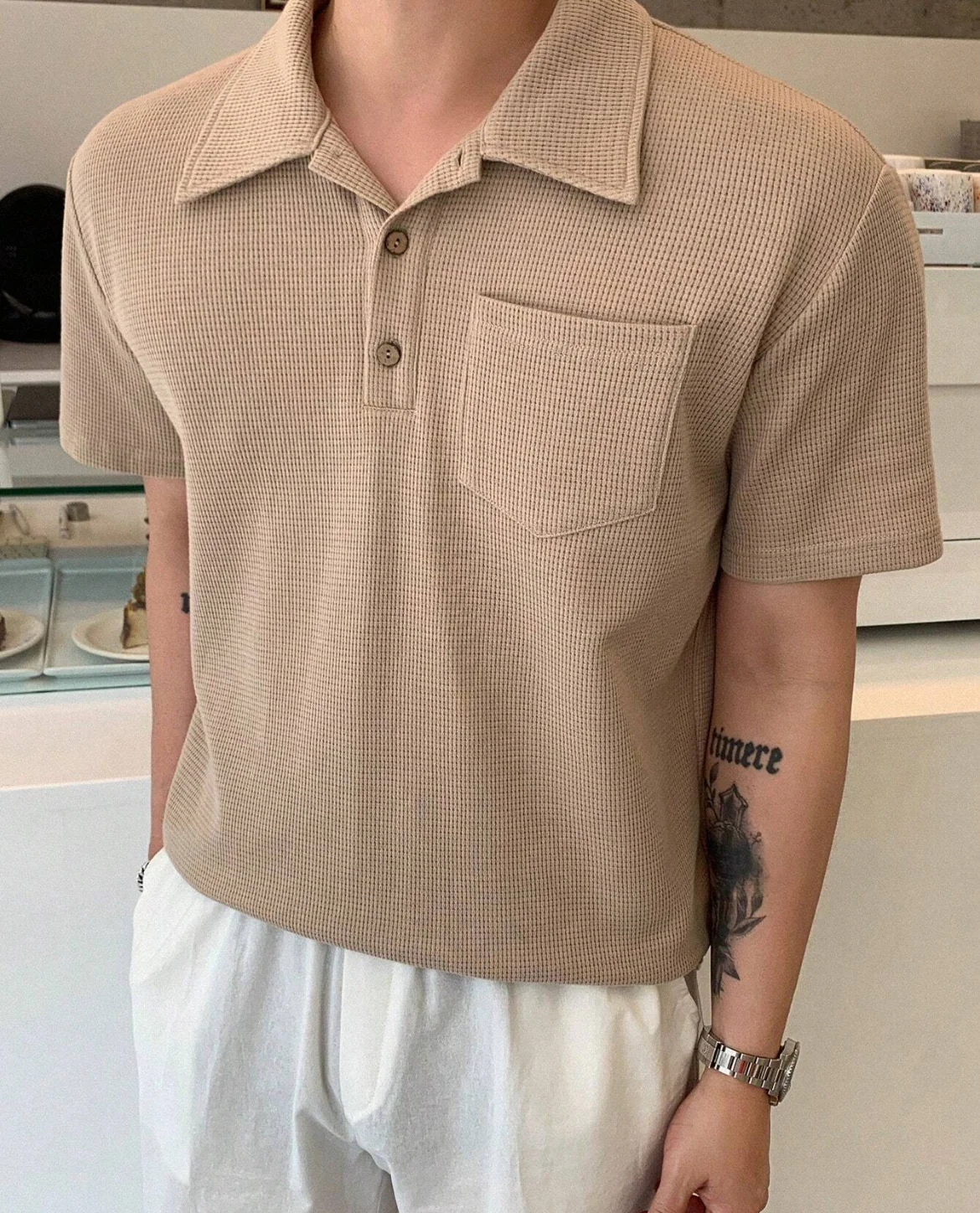 Venezia Patched Polo Shirt - Image 4