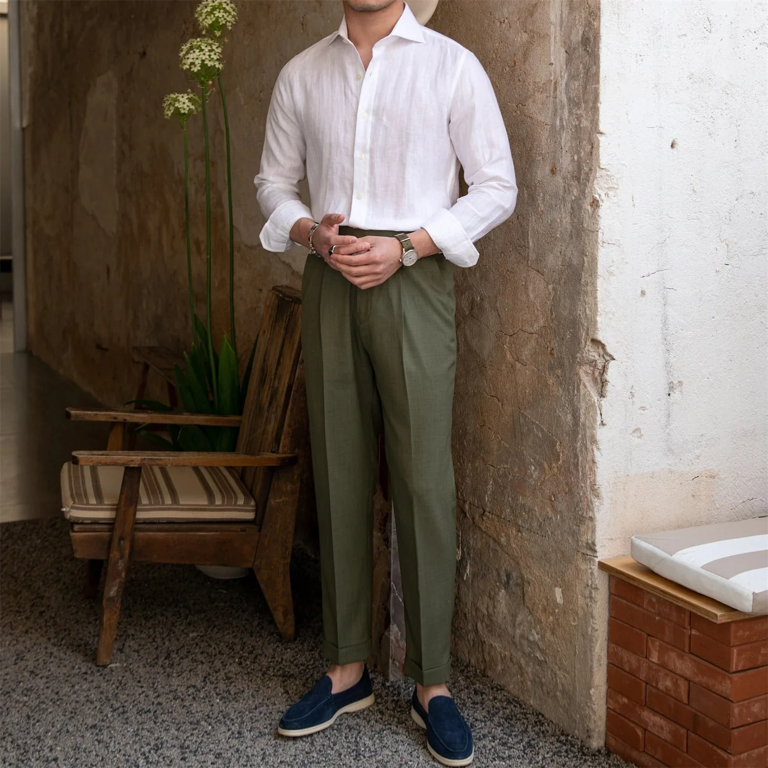 Venosa 100% Linen Shirt - Image 3